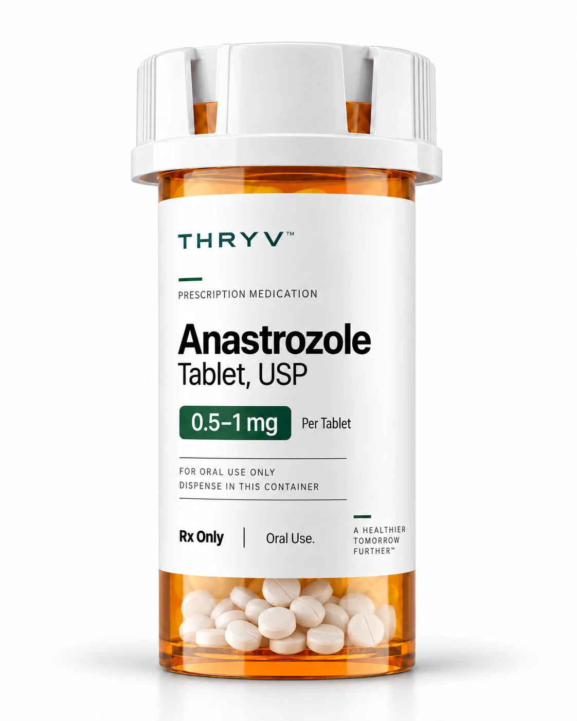 Thryv Anastrozole development bottle artwork