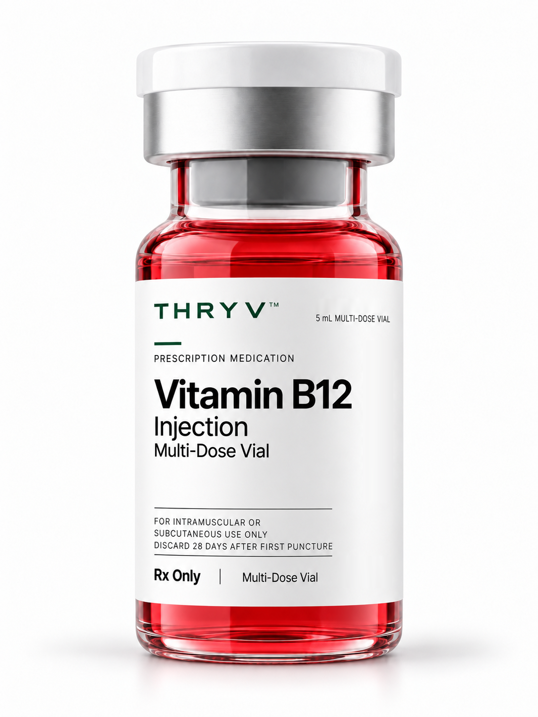 Thryv Vitamin B12 (methylcobalamin) development vial artwork