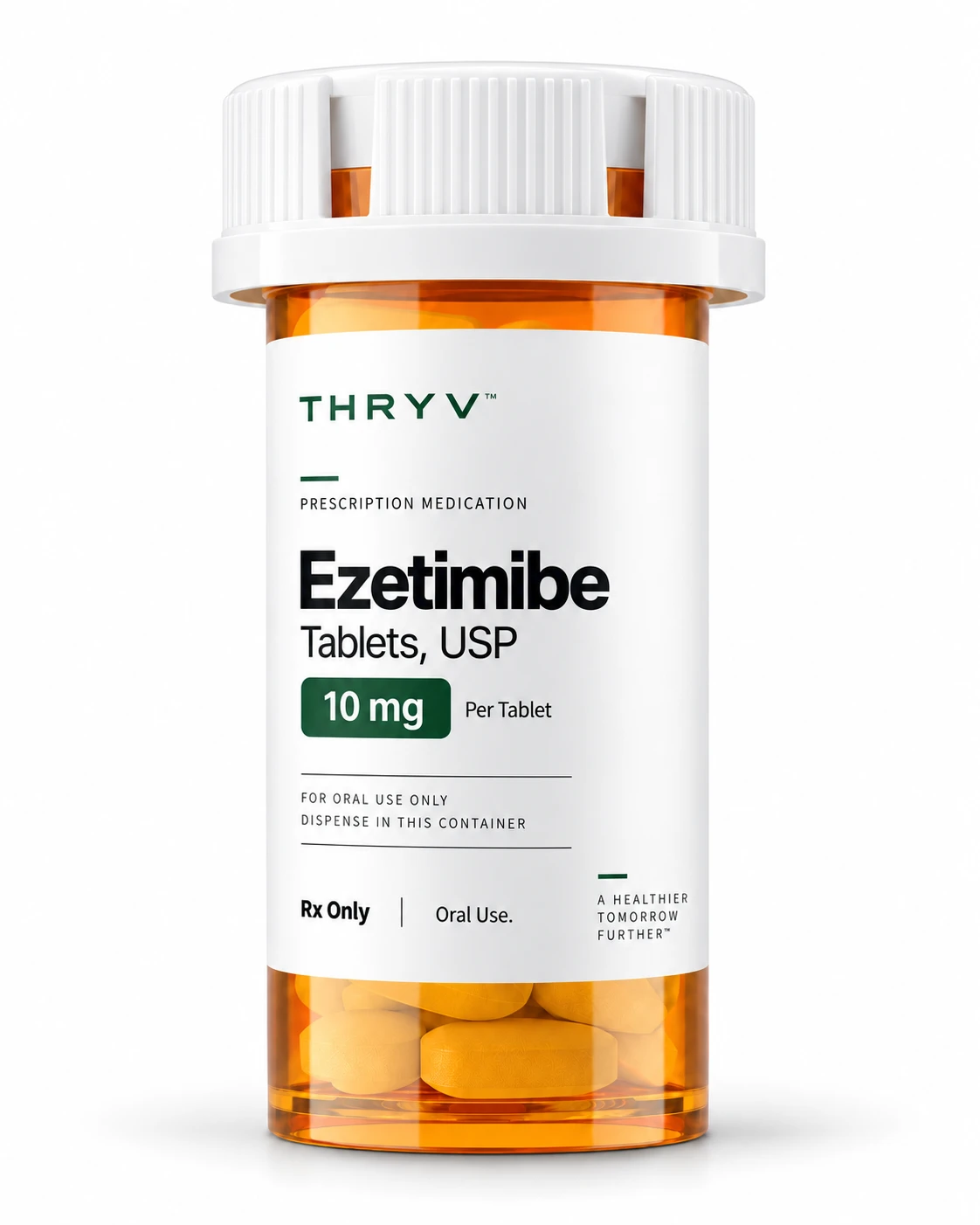 Thryv Ezetimibe development bottle artwork