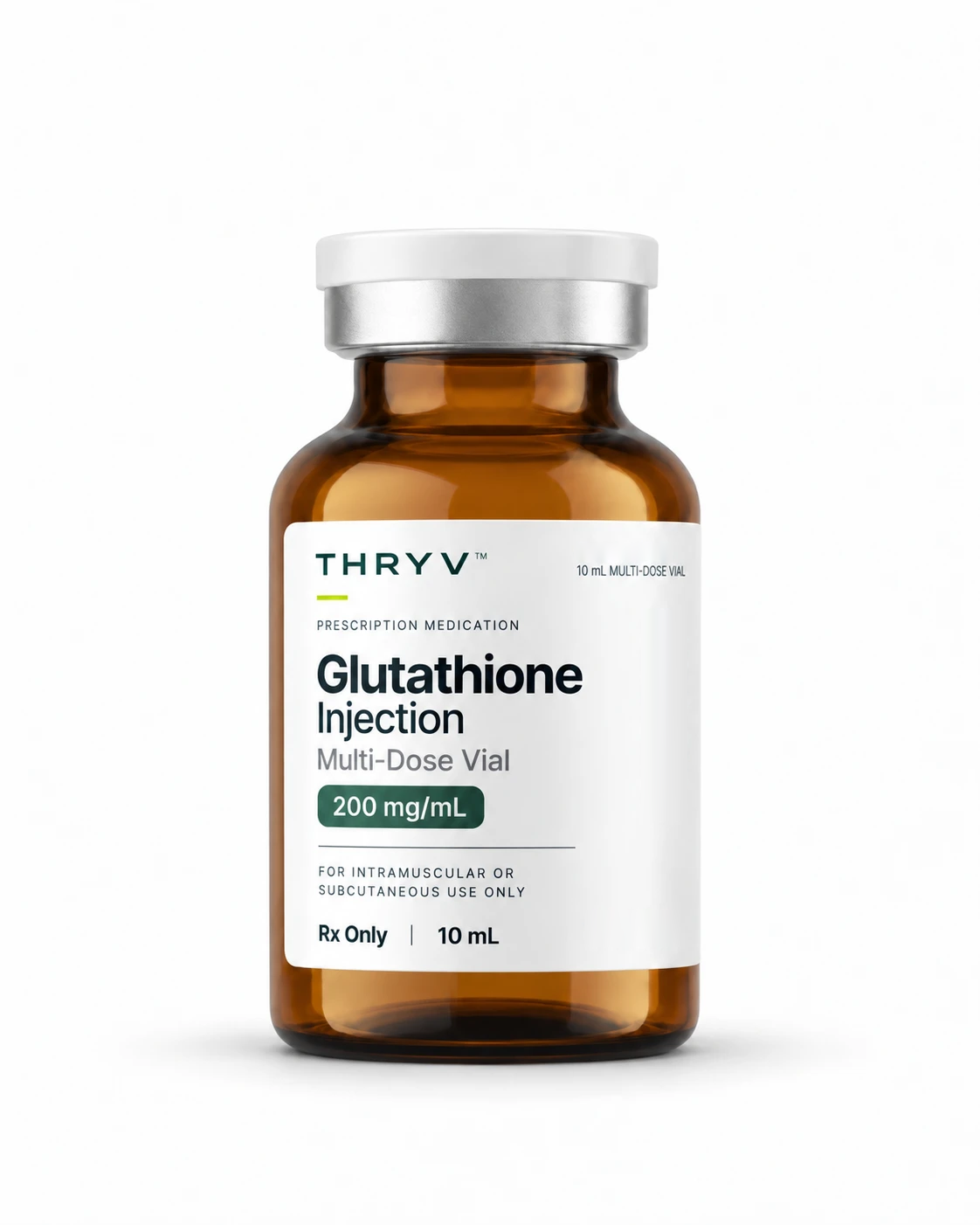Thryv Glutathione development vial artwork