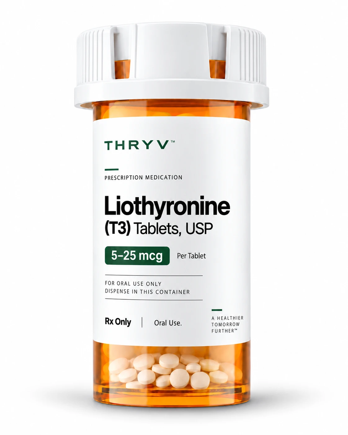 Thryv Liothyronine (T3) development bottle artwork