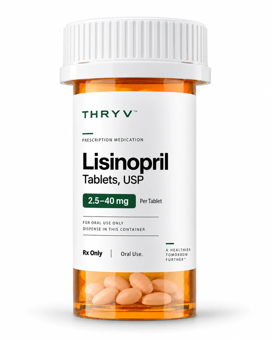 Thryv Lisinopril development bottle artwork