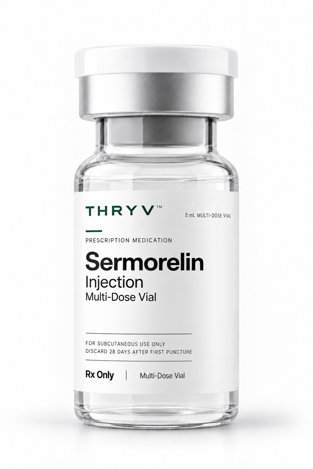 Thryv Sermorelin development vial artwork