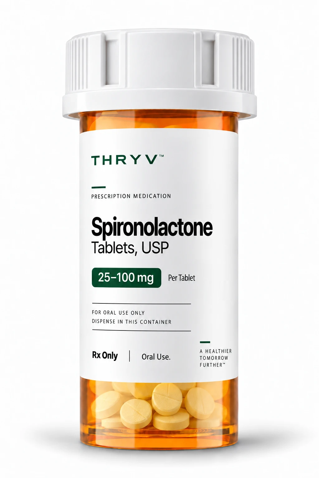 Thryv Spironolactone development bottle artwork